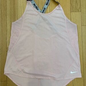 Nike Dri-FIT Elastika "Just Do It" Training Tank Top - Light Pink